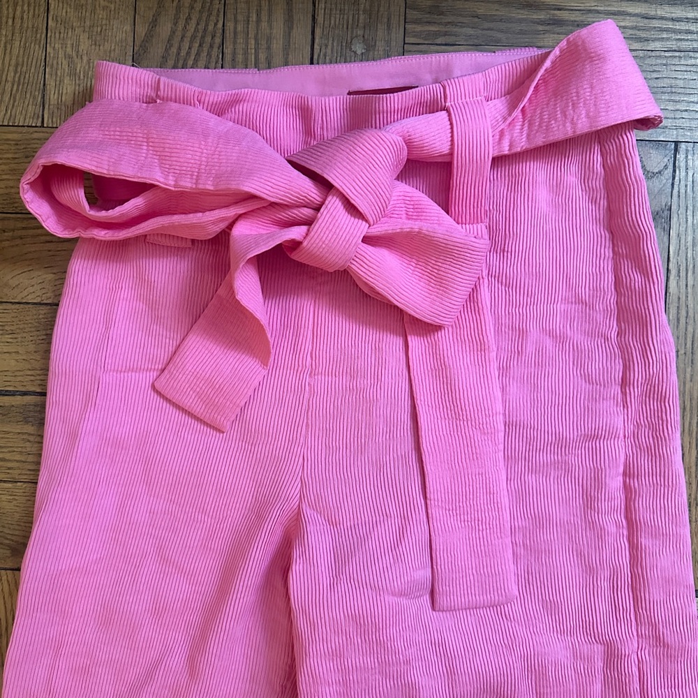 Staud pink wide leg flare pants size 2 - Picture 4 of 6